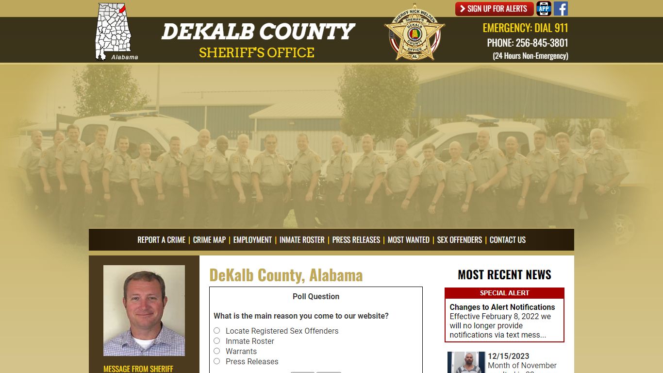 DeKalb County Sheriff's Office - Fort Payne, Alabama